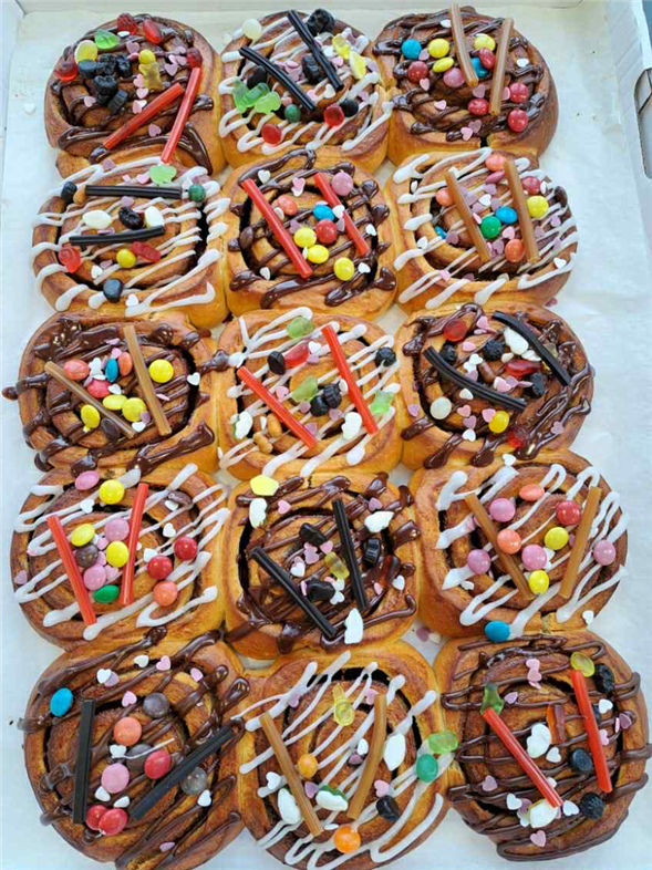 Kanelkage 15 store snegle